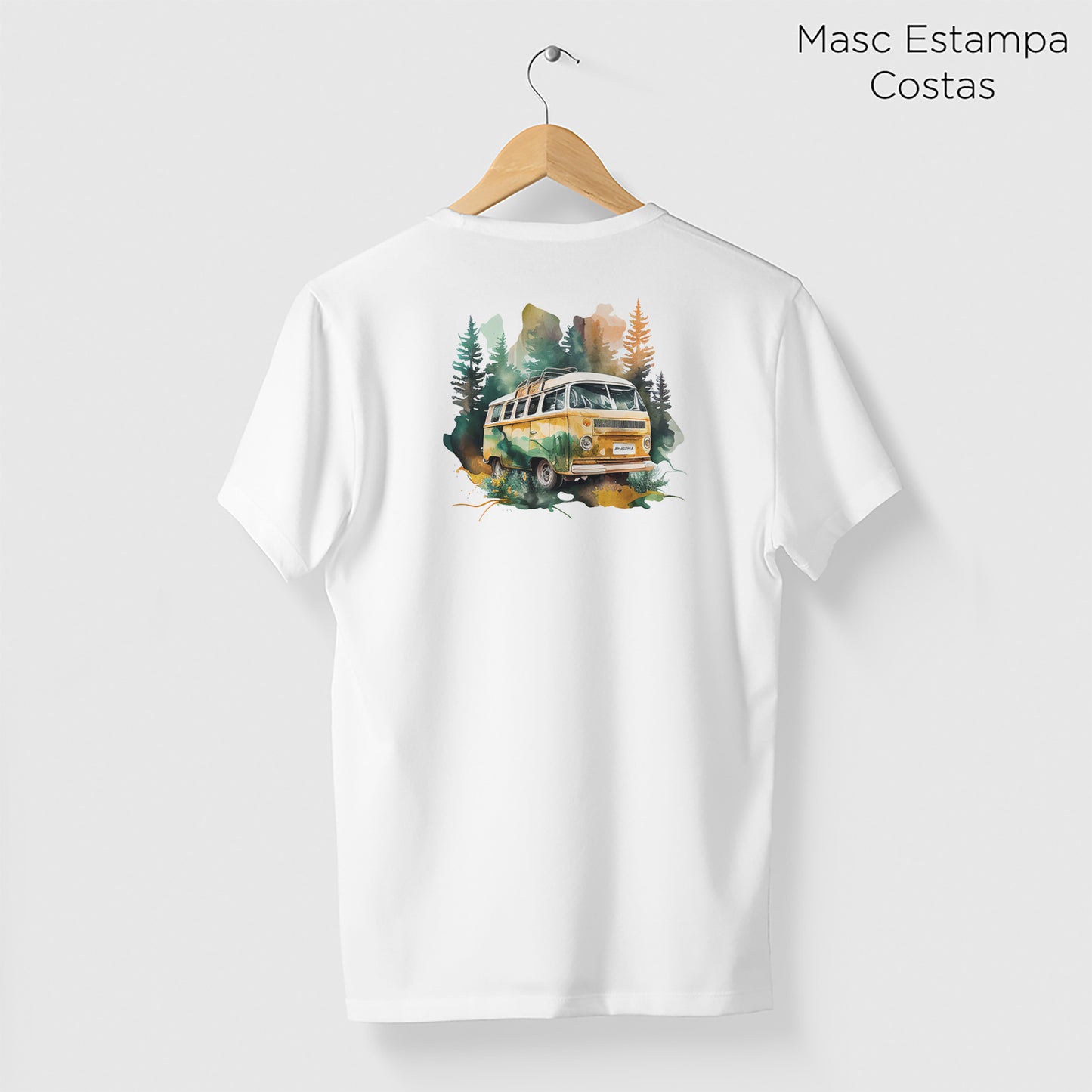 Camiseta Amazônia ROADTRIP - BRANCO - cód 0713