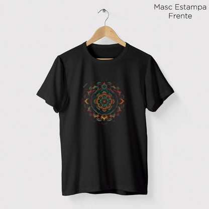 Camiseta Amazônia BLACK MANDALA - PRETO - cód 0736