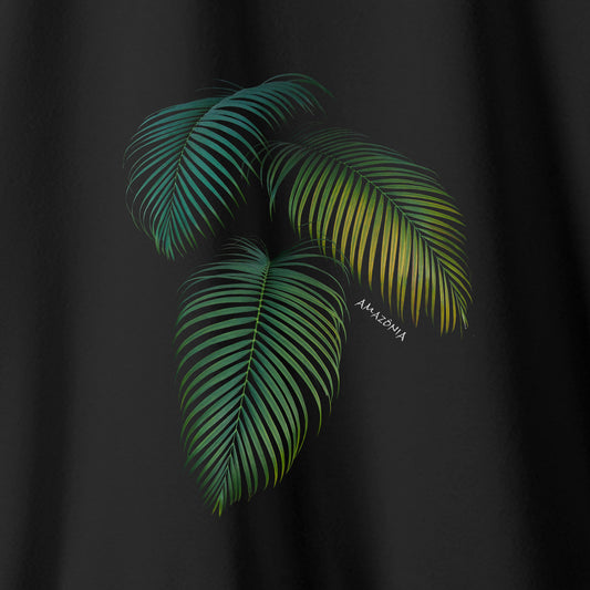 Camiseta Amazônia FLORESTA VIVA - PRETO - cód 0737