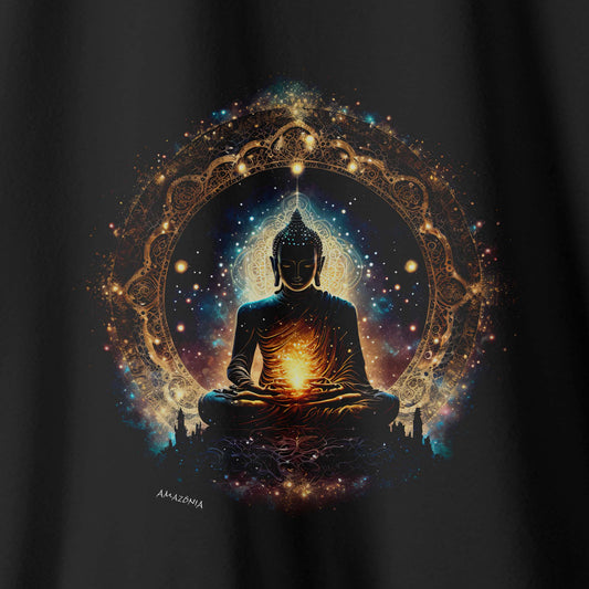 Camiseta Amazônia BUDA LUZ - PRETO - cód 0739