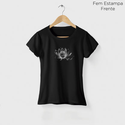 Camiseta Amazônia LÓTUS PONTILHISMO - PRETO - cód 0758