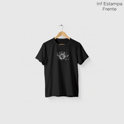 Camiseta Amazônia LÓTUS PONTILHISMO - PRETO - cód 0758