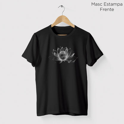 Camiseta Amazônia LÓTUS PONTILHISMO - PRETO - cód 0758