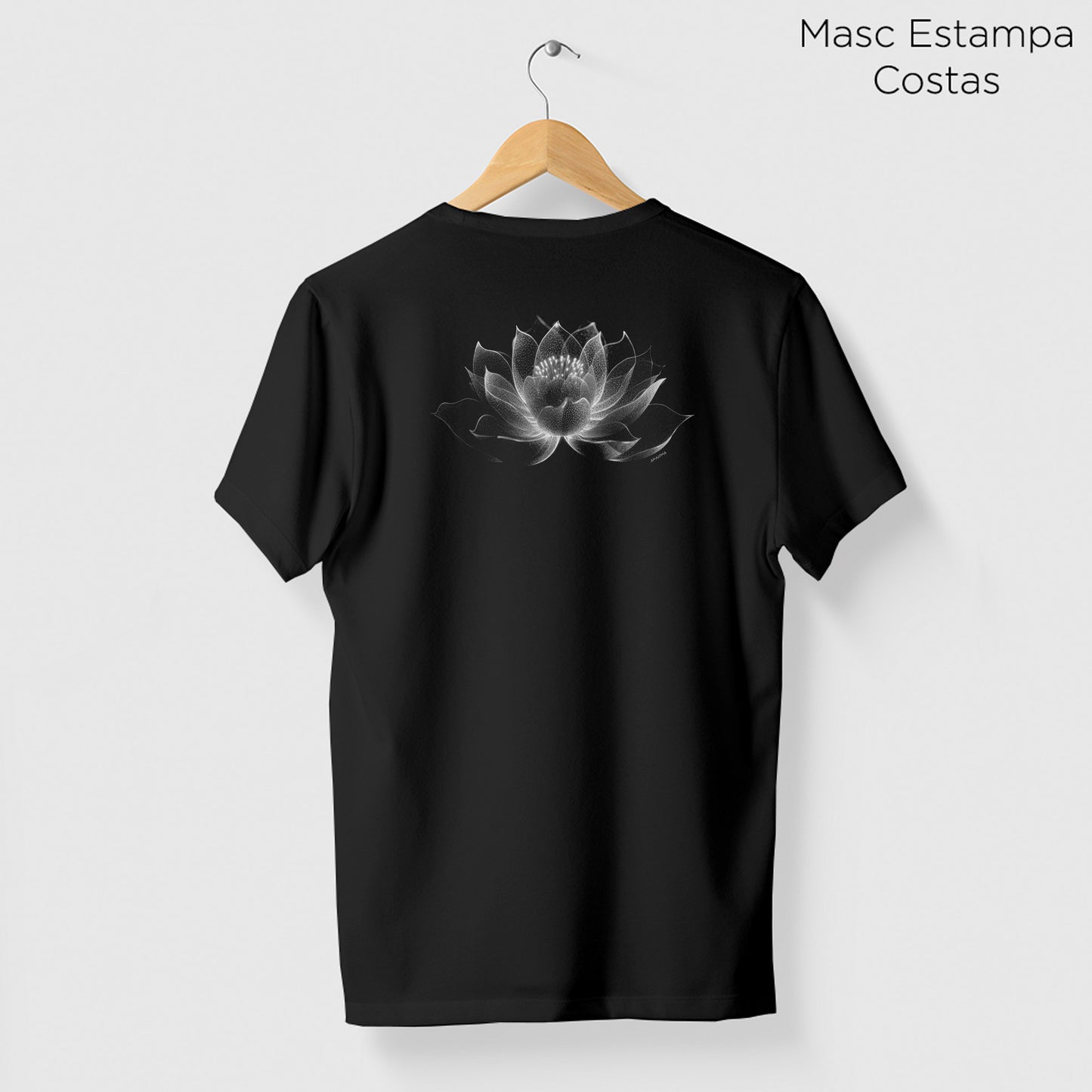 Camiseta Amazônia LÓTUS PONTILHISMO - PRETO - cód 0758