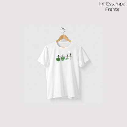 Camiseta Amazônia ASSIM CAMINHA A HUMANIDADE - BRANCO - cód 0789