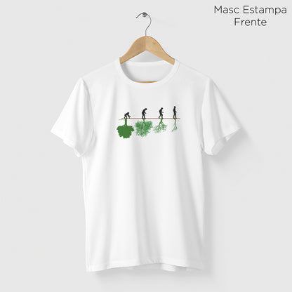 Camiseta Amazônia ASSIM CAMINHA A HUMANIDADE - BRANCO - cód 0789
