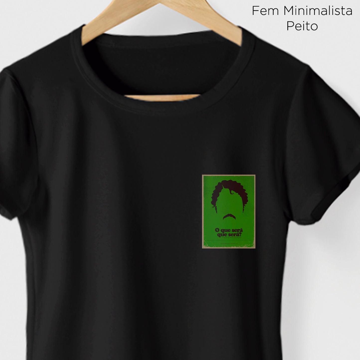 Camiseta Amazônia MPB CHICO BUARQUE - PRETO - cód 10044