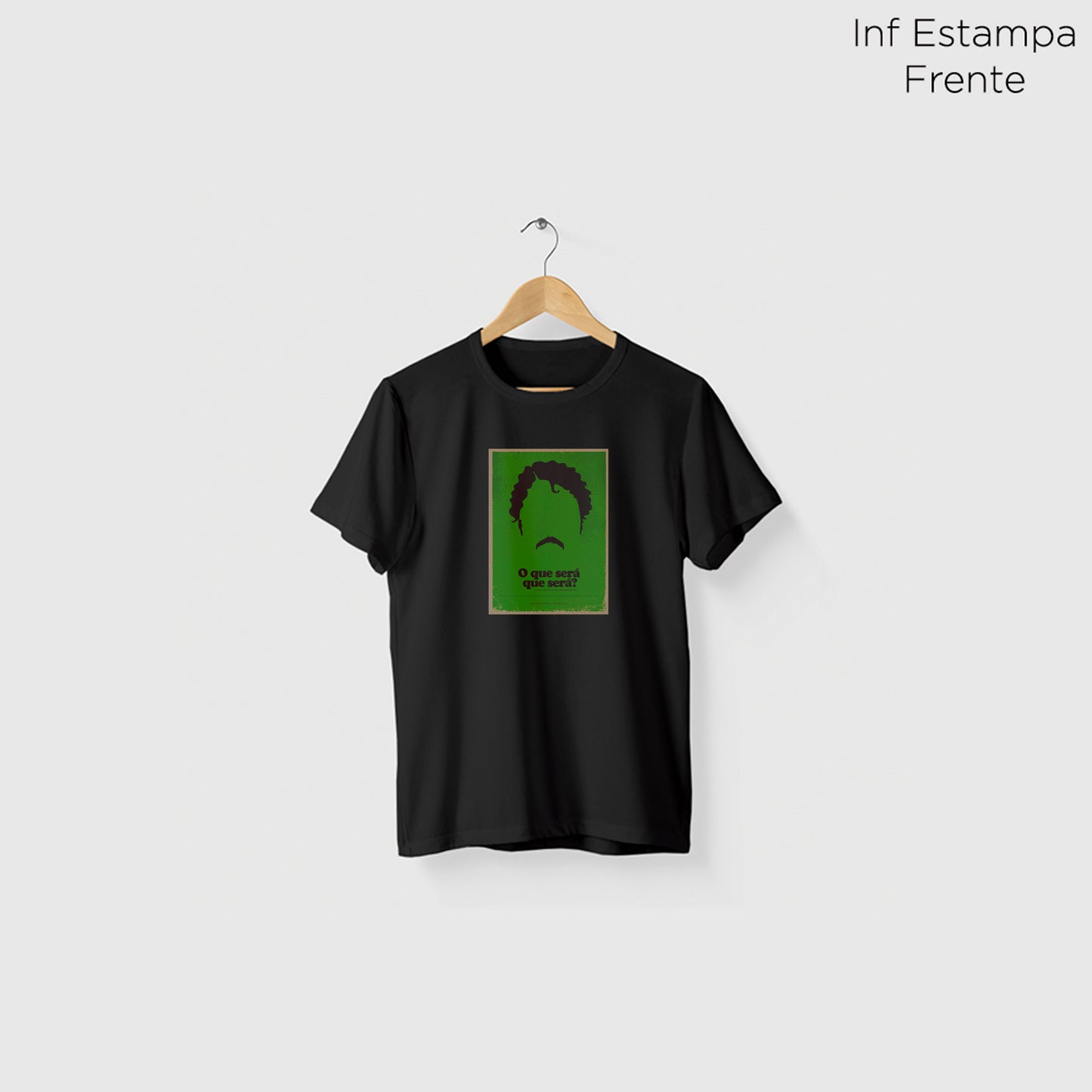 Camiseta Amazônia MPB CHICO BUARQUE - PRETO - cód 10044