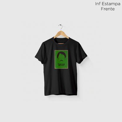 Camiseta Amazônia MPB CHICO BUARQUE - PRETO - cód 10044