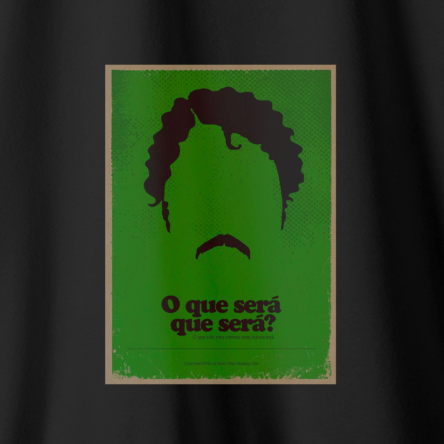 Camiseta Amazônia MPB CHICO BUARQUE - PRETO - cód 10044