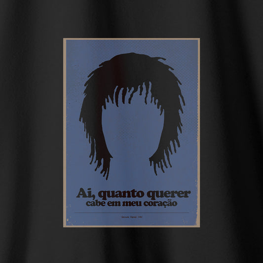 Camiseta Amazônia MPB DJAVAN - PRETO - cód 10049