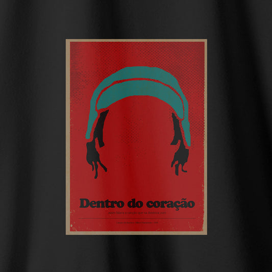 Camiseta Amazônia MPB MILTON NASCIMENTO - PRETO - cód 10059