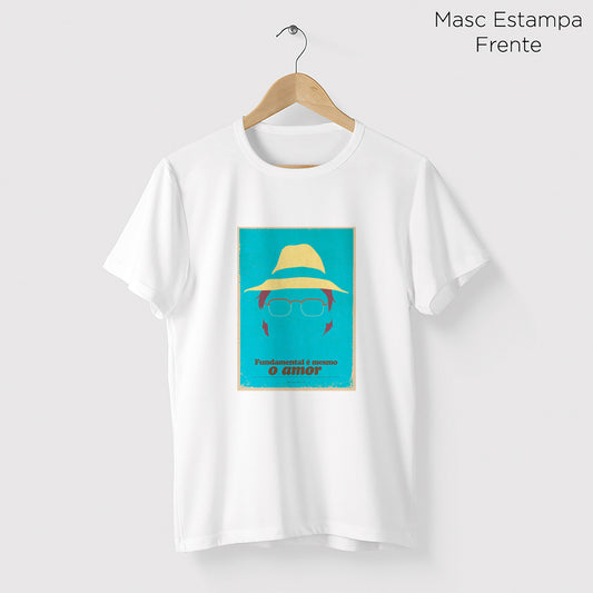 Camiseta Amazônia TOM JOBIM - BRANCO - cód 10069