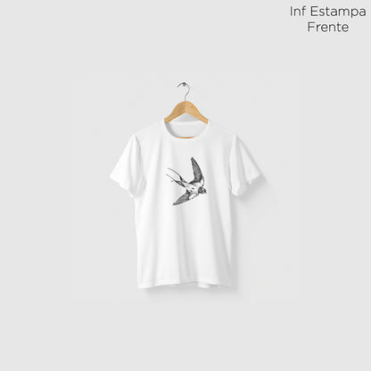 Camiseta Amazônia ANDORINHA - BRANCO - cód 10501