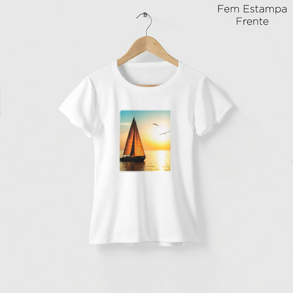 Camiseta Amazônia VELEIRO - BRANCO - cód 1133