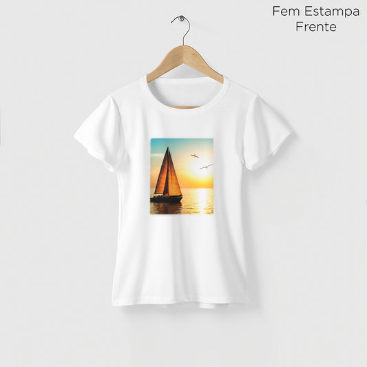 Camiseta Amazônia VELEIRO - BRANCO - cód 1133