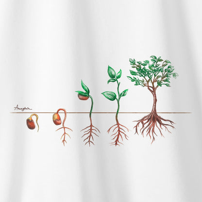 Camiseta Amazônia PLANTE UMA SEMENTE – BRANCO - cód 1168