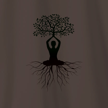 Camiseta Amazônia ISC ÁRVORE HUMANA - MARROM ESTONADO - cód 0326