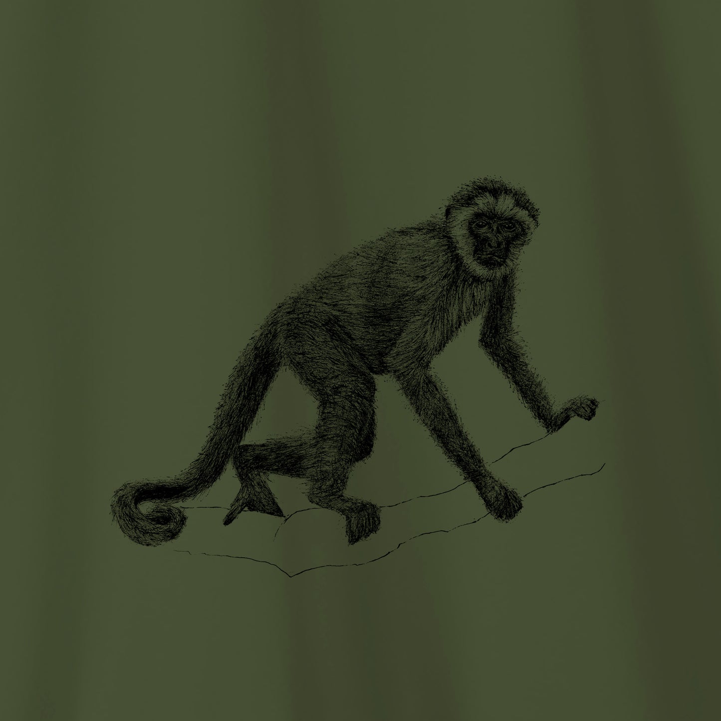 Camiseta Amazônia CAPARAÓ - MURIQUI - VERDE ESCURO - cód 10007