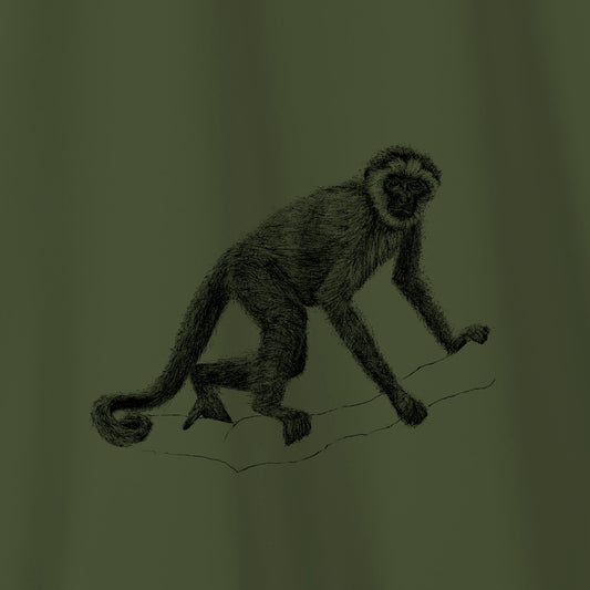 Camiseta Amazônia CAPARAÓ - MURIQUI - VERDE ESCURO - cód 10007