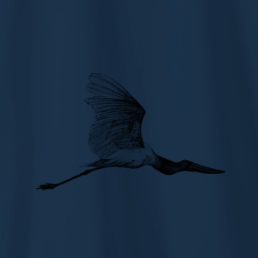 Camiseta Amazônia PANTANAL - TUIUIÚ - AZUL MARINHO - cód 10009