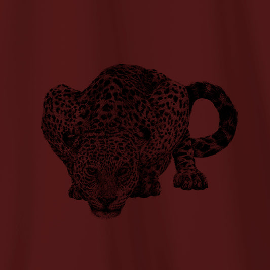 Camiseta Amazônia FOZ DO IGUAÇÚ - ONÇA PINTADA - VINHO - cód 10010