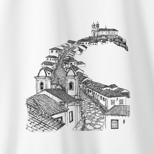 Camiseta Amazônia CIDADE HISTÓRICA - BRANCO - cód 10504
