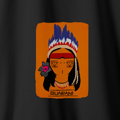 Camiseta Amazônia ORIGENS GUARANI - PRETO - cód 10576