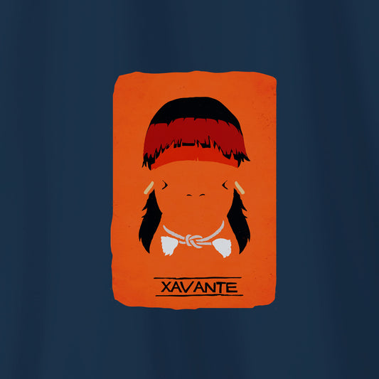 Camiseta Amazônia ORIGENS XAVANTE - AZUL MARINHO - cód 10581
