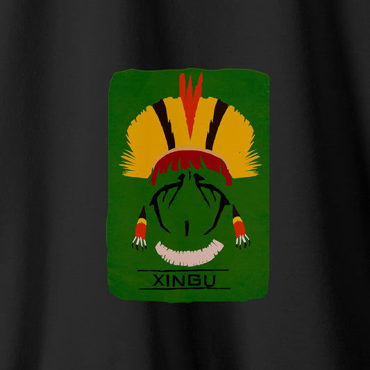 Camiseta Amazônia ORIGENS XINGU - PRETO - cód 10582