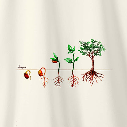 Camiseta Amazônia PLANTE UMA SEMENTE – OFF WHITE - cód 1168