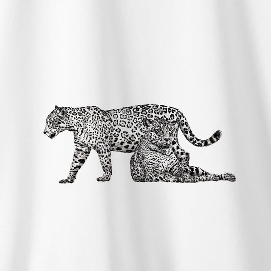 Camiseta Amazônia ONÇARARA DUAS ONÇAS - BRANCO - cód 2060