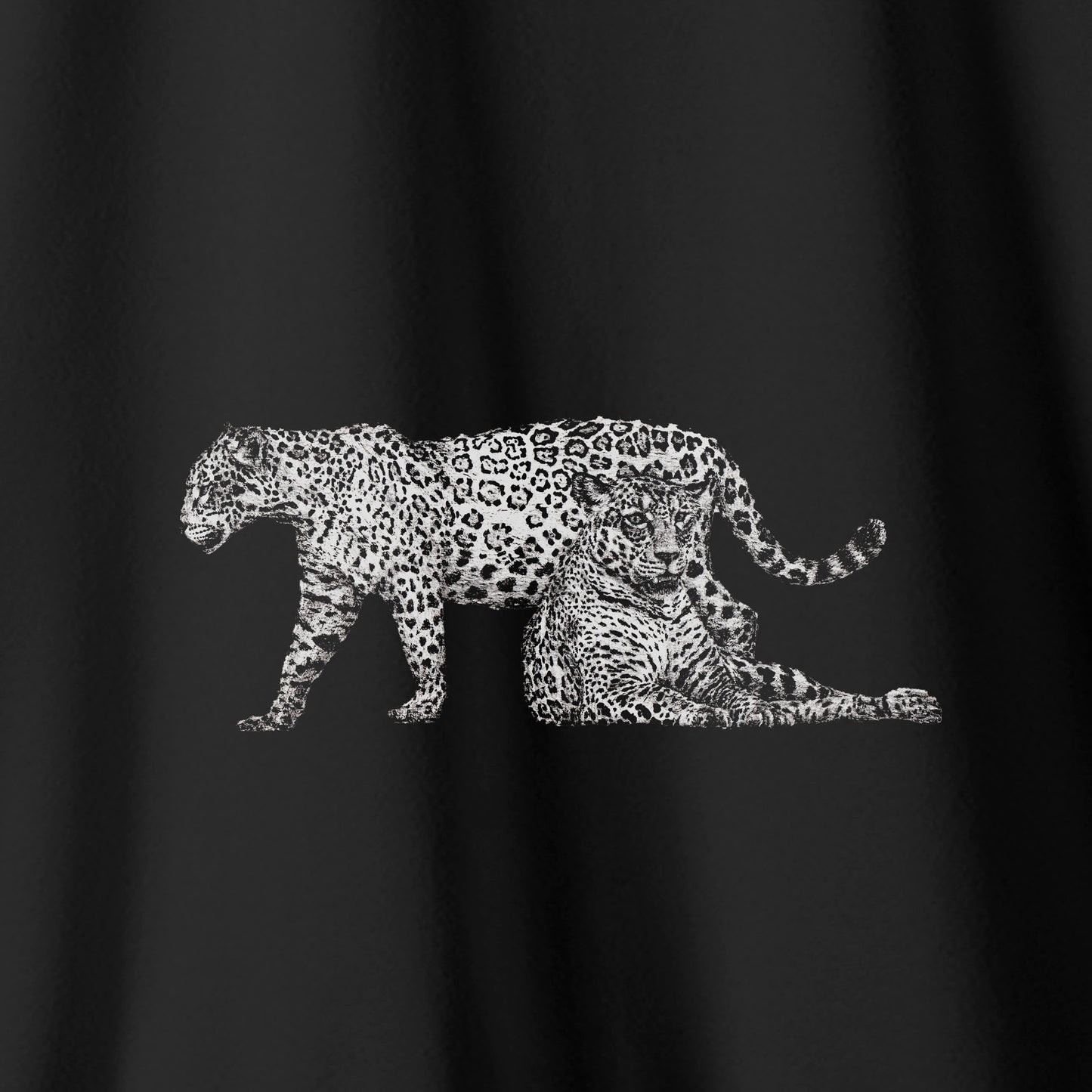 Camiseta Amazônia ONÇAFARI DUAS ONÇAS - PRETO - cód 2060