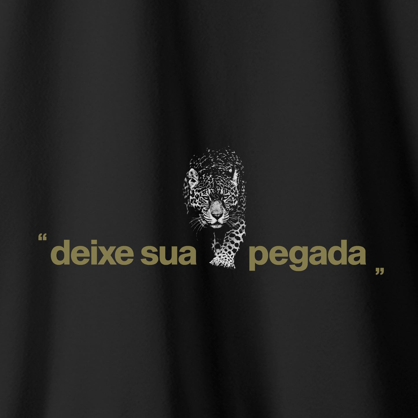 Camiseta Amazônia ONÇAFARI DEIXE SUA PEGADA - PRETO - cód 2075