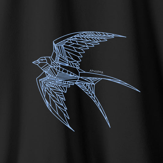 Camiseta Amazônia ANDORINHA LINHAS - PRETO - cód 2109