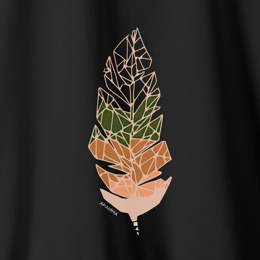 Camiseta Amazônia GRÁFICA PENA - PRETO - cód 2110