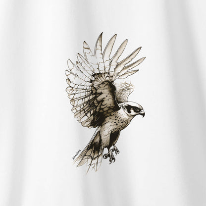 Camiseta Amazônia FALCÃO PEREGRINO - BRANCO - cód 2122