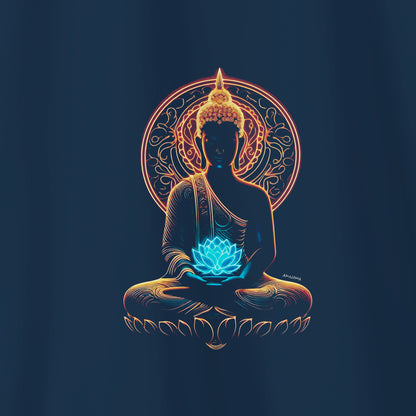 Camiseta Amazônia BUDA ENERGIA - AZUL MARINHO - cód 2133