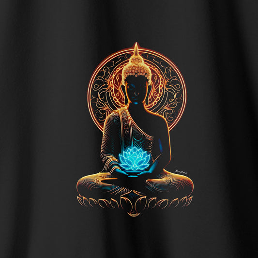 Camiseta Amazônia BUDA ENERGIA - PRETO - cód 2133