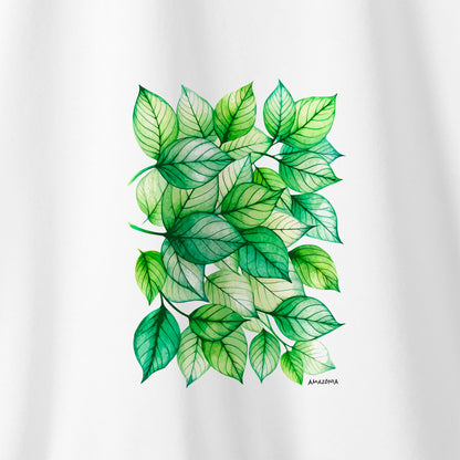 Camiseta Amazônia FLORAL - BRANCO - cód 2136