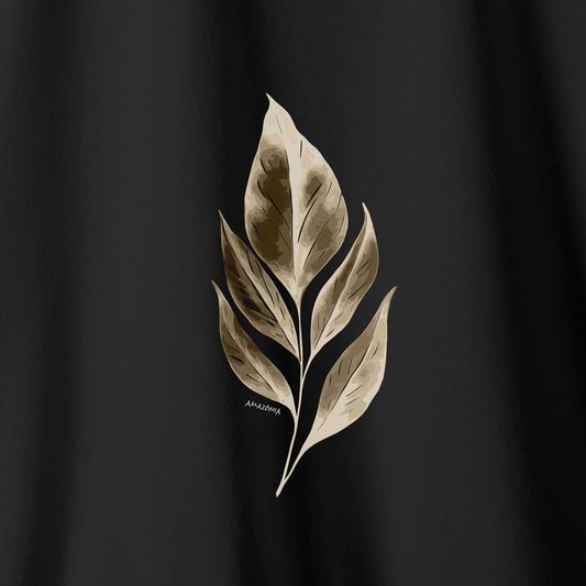 Camiseta Amazônia FOLHARTE - PRETO - cód 2137