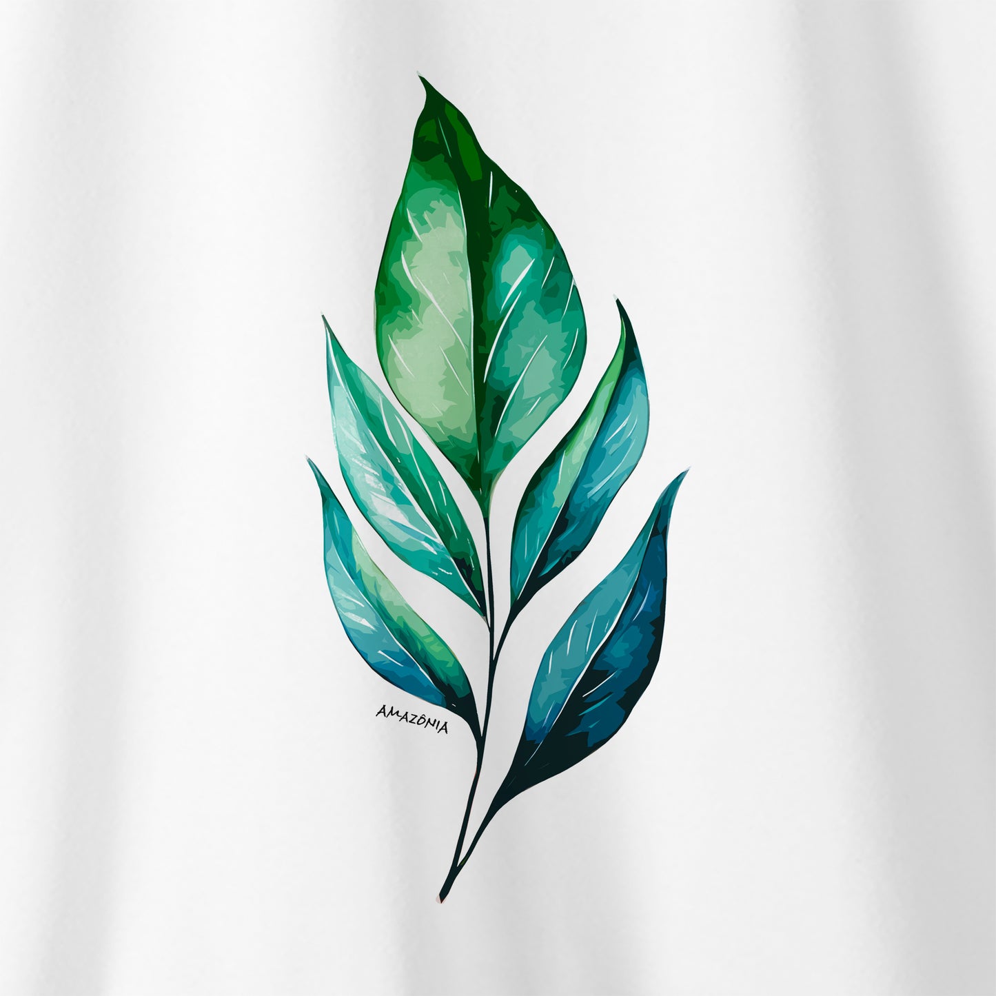 Camiseta Amazônia FOLHARTE - BRANCO - cód 2137