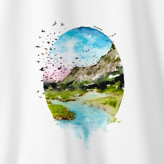 Camiseta Amazônia LAPINHA DA SERRA - BRANCO - cód 2141