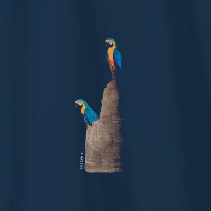 Camiseta Amazônia TRONCO ARARA - AZUL MARINHO - cód 2147