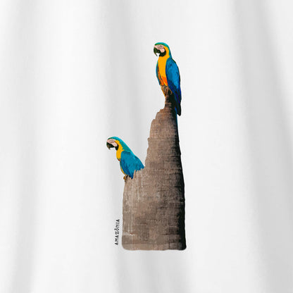 Camiseta Amazônia TRONCO ARARA - BRANCO - cód 2147