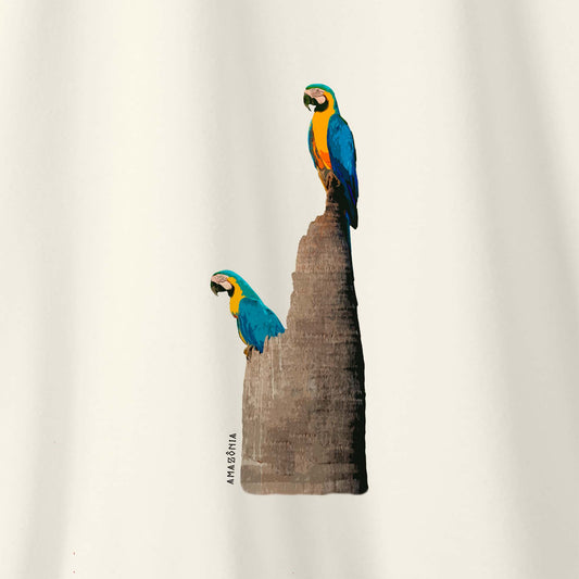 Camiseta Amazônia TRONCO ARARA - OFF WHITE - cód 2147
