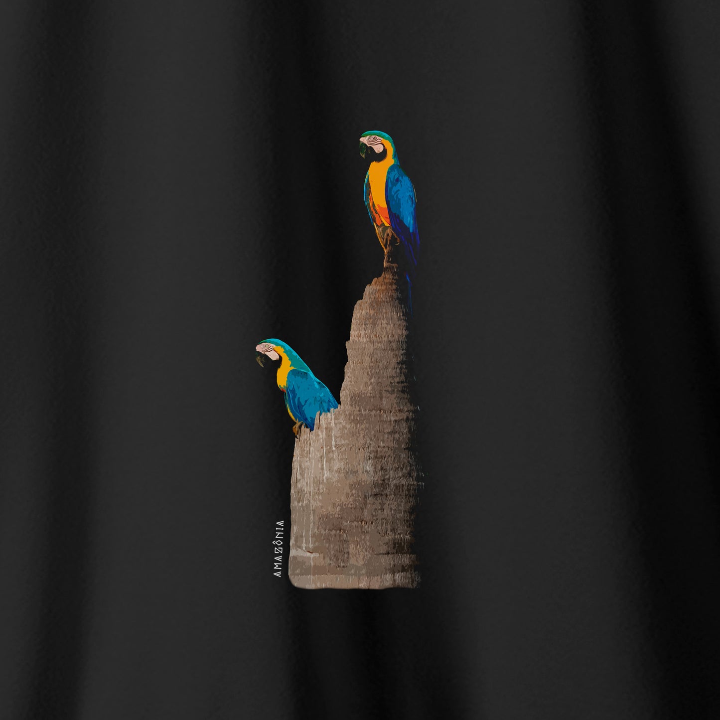Camiseta Amazônia TRONCO ARARA - PRETO - cód 2147