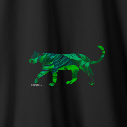 Camiseta Amazônia FAUNA FLORA - PRETO - cód 2150