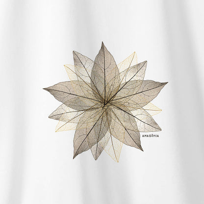 Camiseta Amazônia ARTE FOLHA - BRANCO - cód 2151