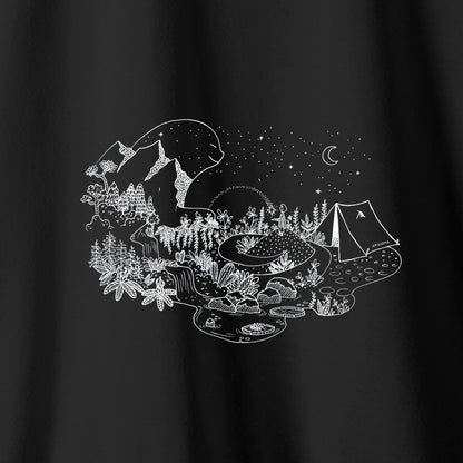 Camiseta Amazônia GUARDIÃO DA FLORESTA - PRETO - cód 2157
